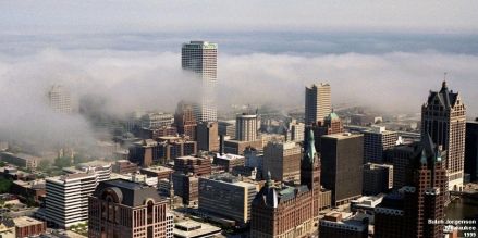 Downtown Milwaukee Clouds
View from above of clouds blanketing downtown Milwaukee. Photo by Dutch Jorgenson.
Keywords: Clouds Milwaukee